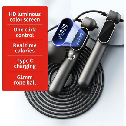 2 In 1 Adjustable Digital Intelligent Cordless Weighted Skipping Rope