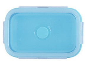 Silicone Lunch Box Foldable Microwave Oven Silicone Lunch Box Storage Box