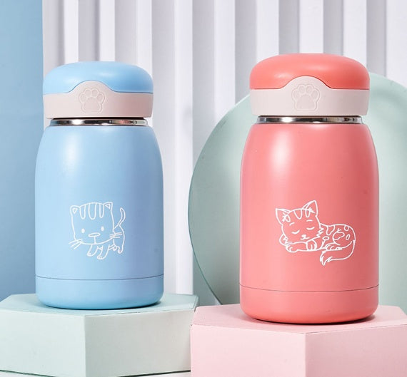 300ML Mini Water Thermal Bottle Insulated Stainless Steel