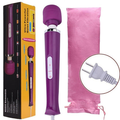 Handheld Massager 20 Speed Wand Vibrating Massage Magic Full Body Therapy Motor