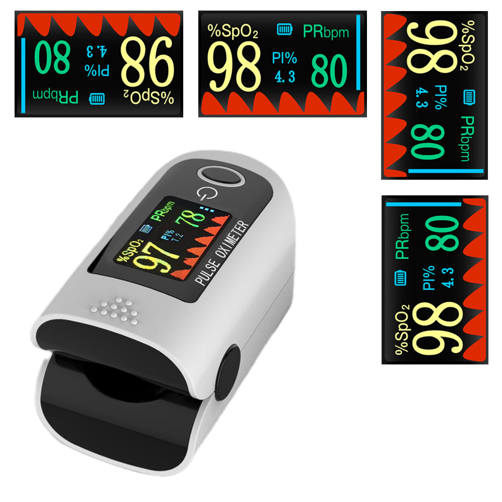 Portable Pulse Oximeter Finger Clip Heart Rate And Pulse Monitor