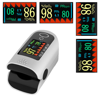 Portable Pulse Oximeter Finger Clip Heart Rate And Pulse Monitor
